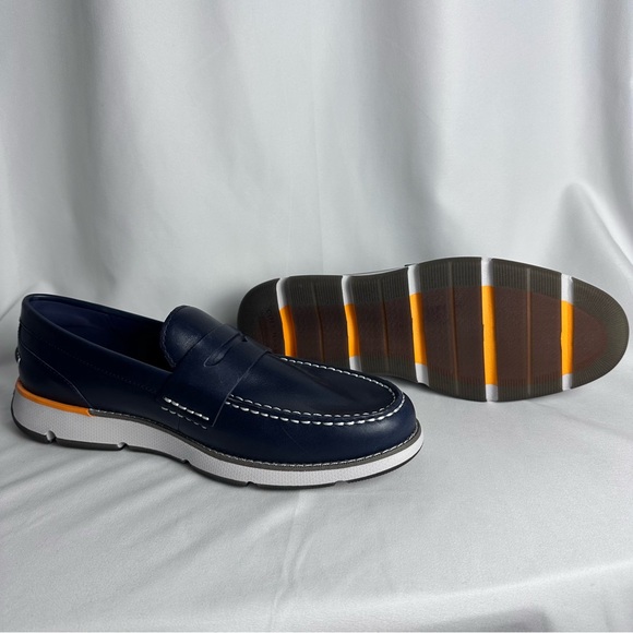 Cole Haan Men's 4.ZEROGRAND Loafer Blue c34404 Size 9 new without box - Picture 1 of 11